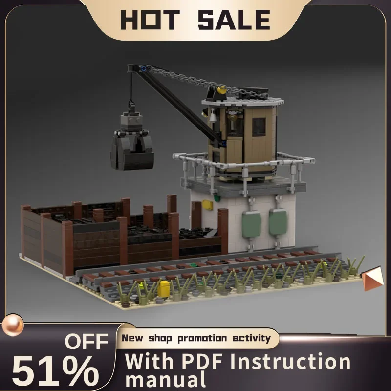

New 921Pcs City Engineering Series Moc Coaling Plant Model Diy Creative Ideas Child Toy Birthday Gift Technology Custom Puzzle