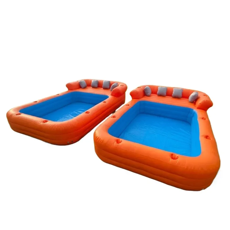 Wholesale Custom Giant Inflatable Sofa Swimming Pool 3m-5m Diameter Soft Pool for Commercial Activities