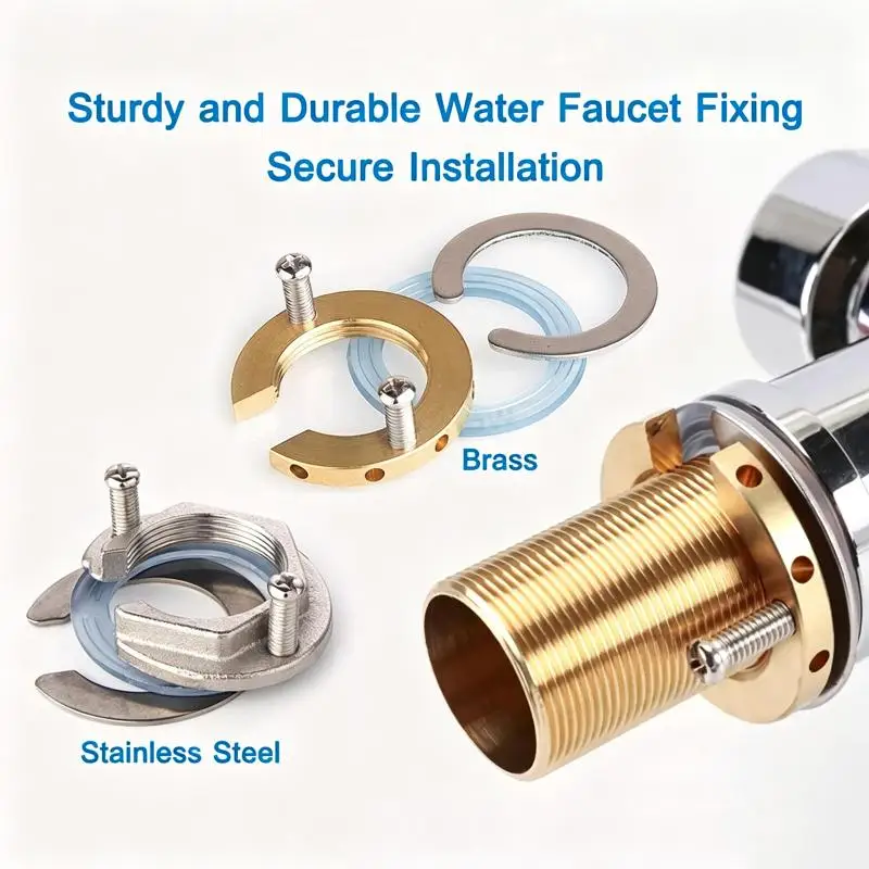 New Faucet Sealing Gasket Gasket Leakproof Fixing Tool Set Locking Nut To Prevent Bathroom And Kitchen