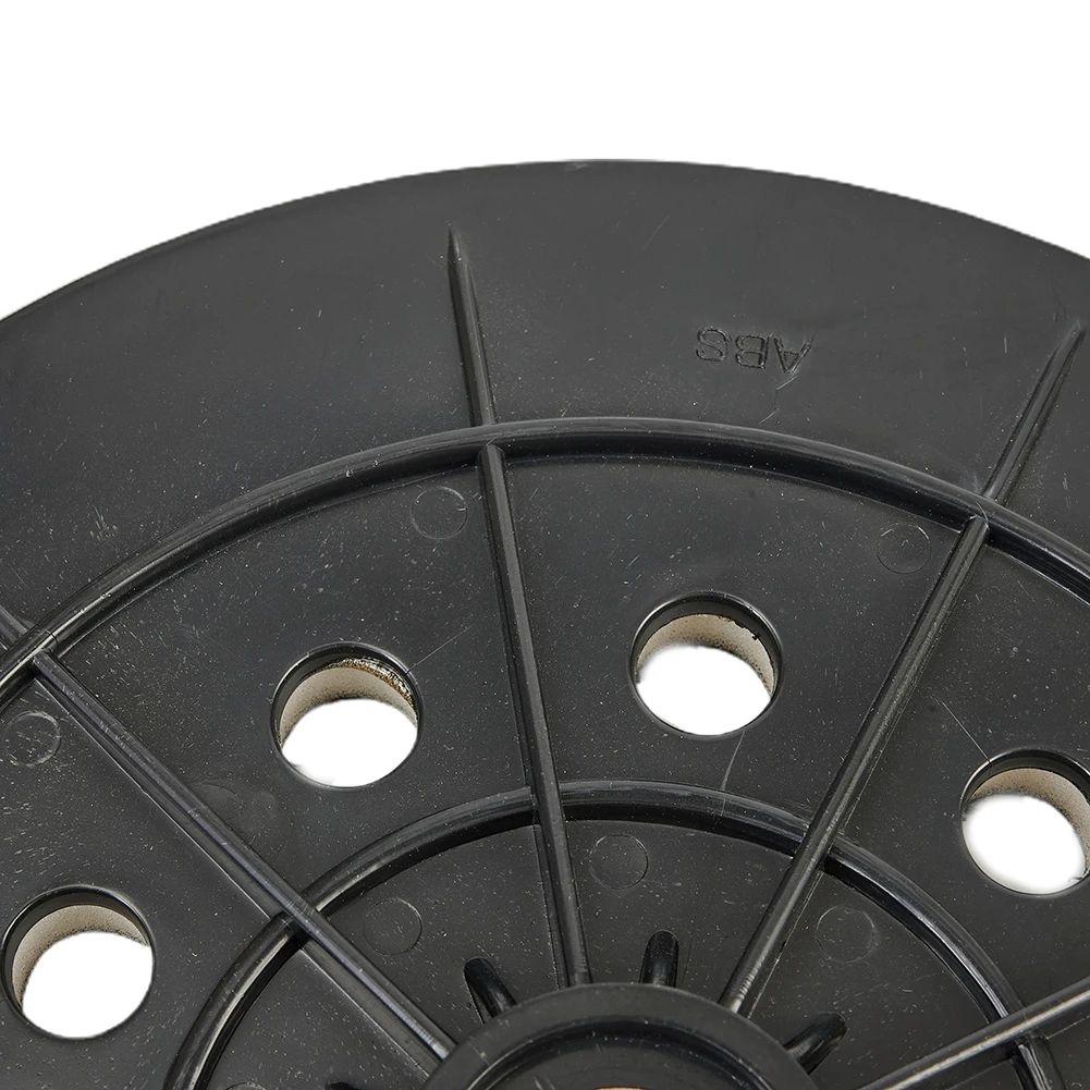 9 Zoll/215mm Backup weich/hart/6mm Gewinde Trockenbau schleifer Klett verschluss 10 Pad Loch Wand schleif polier platte Schleif scheibe