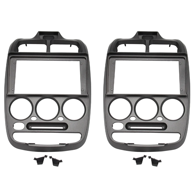 

2x9 дюймовая Автомобильная стереомагнитола Fascia Audio Frame GPS навигационная панель DVD рамка адаптер приборной панели для 1999 Hyundai Verna