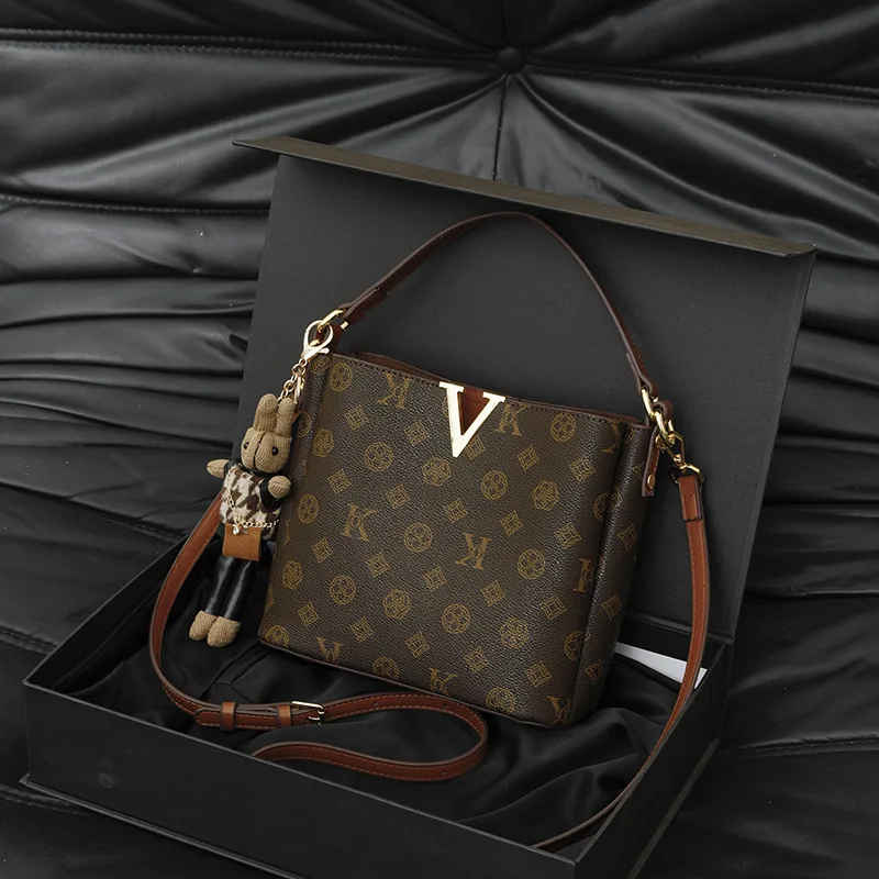 

Новинка 2023 года, женская большая сумка, многосторонняя сумка через плечо из натуральной кожи, винтажная шикарная сумка большой вместимости для работы