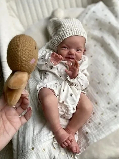 NPK 19''수제 미완성 부품 다시 태어난 인형 키트 찰리 많은 세부 사항이있는 매우 실물 같은 정맥 Collectible Art Dolls