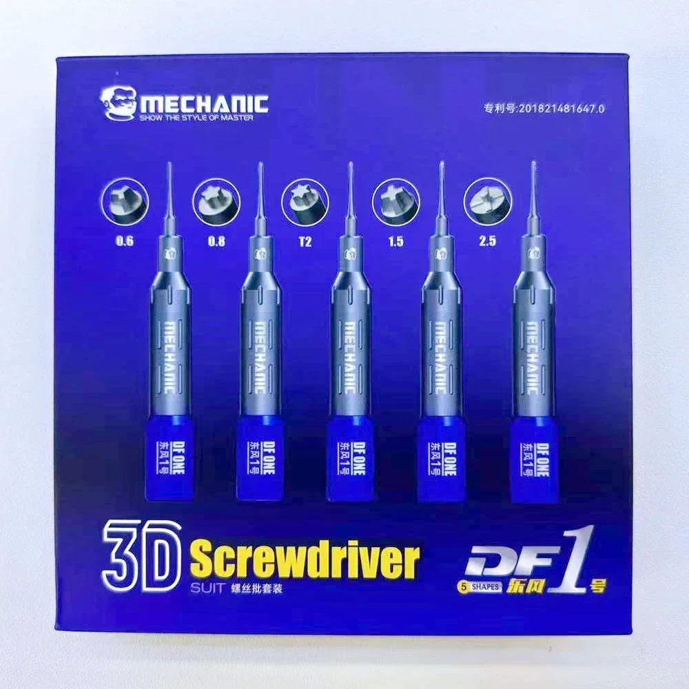 Tournevis mécanique 3D Dongfeng ONE, tête de lot en acier S2 Extra dur pour téléphone IPHONE Android, outils manuels de démontage professionnels