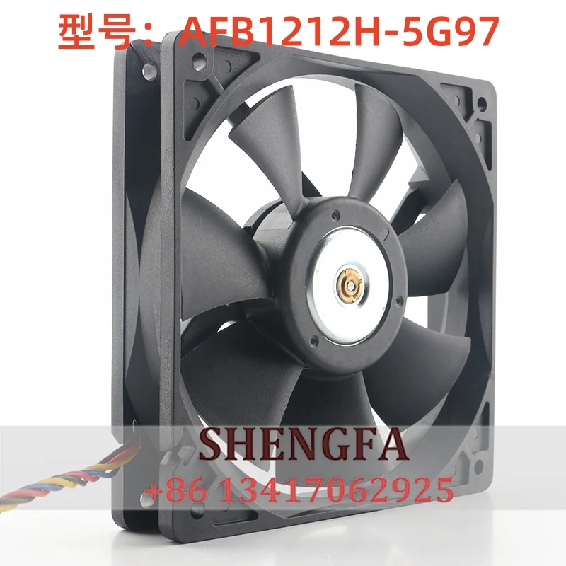 Cooling Fan Delta 5V 24V 48V DC12V 0.35A 12025 120x120x25MM 12CM Speed Regulation Power Supply Computer Host AFB1212H-5G97