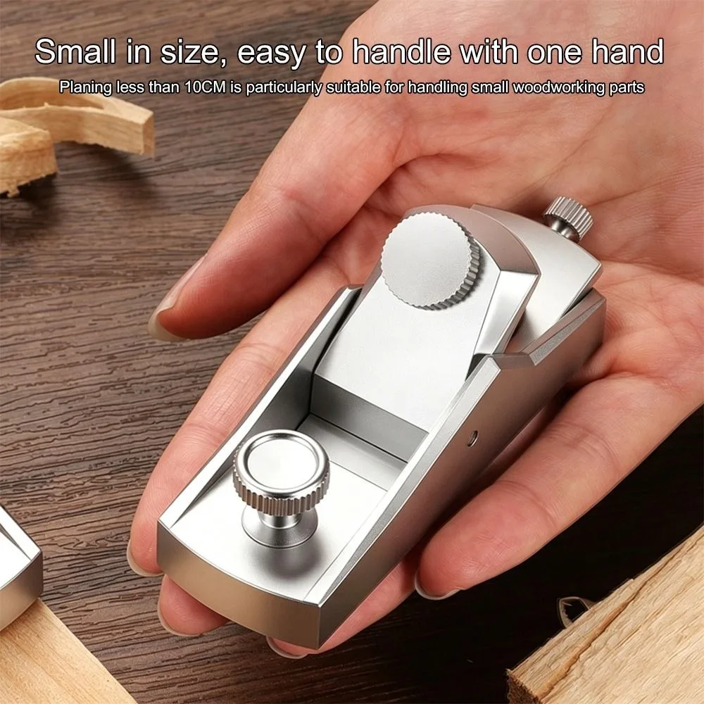 

Portable Hand Wood Plane Aluminum Alloy Labor Saving Mini Wood Plane High Efficiency Mini Size Aluminum Alloy Plane