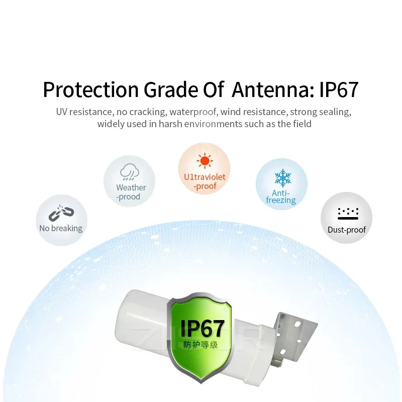 Imagem -05 - Antena de Longo Alcance ao ar Livre para Comunicação Aérea 5g 4g Lte Wifi Roteador rp Sma Masculino Feminino