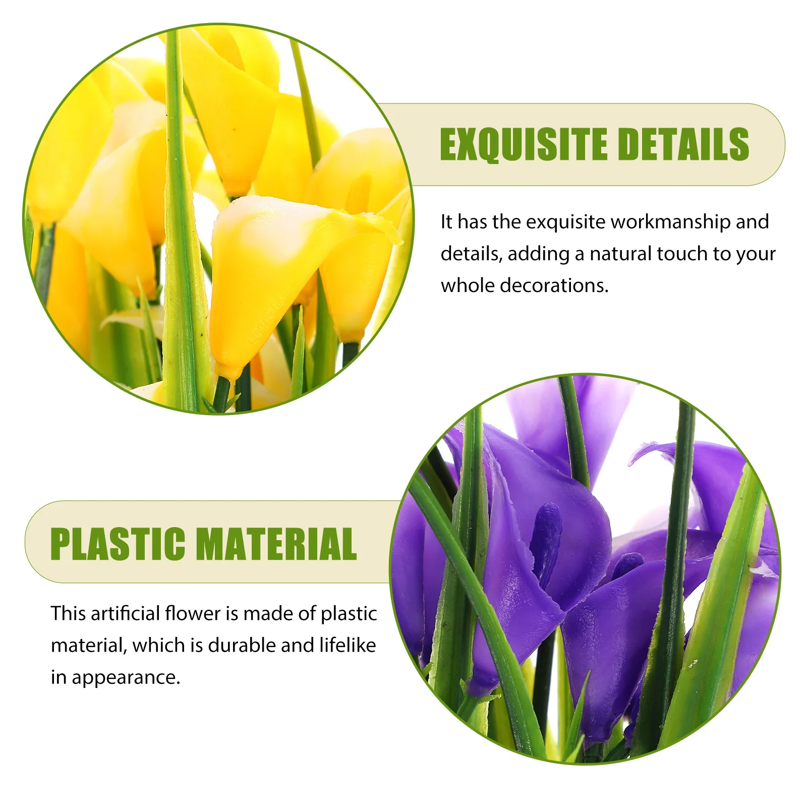 

Artificial Flowers Fake Bouquet for Birthday Celebration Sympathy Festival Home Garden Decoration Photo