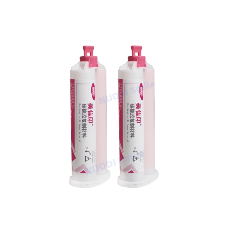 HUGE Dental A-Silicone for Gingival Mask Soft Type Duplication Silicone Material Artificial Gum Silicone for Implant Restoration