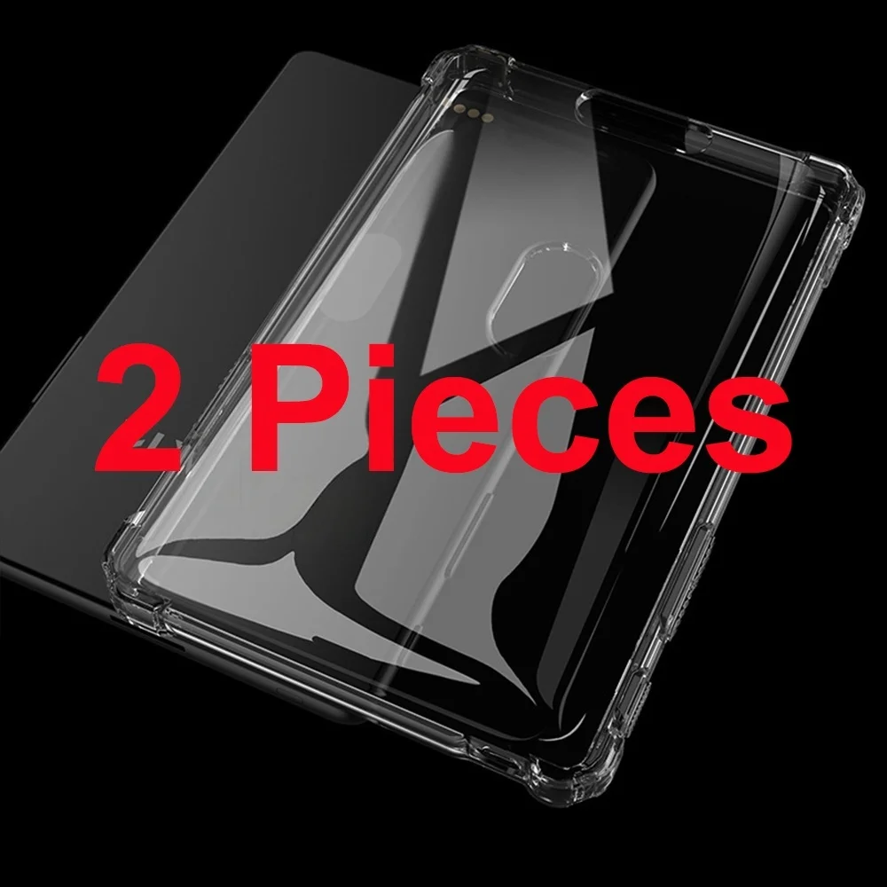 Funda-Hülle für XTEINK X4 Pro E-Book, 4,3'', TPU Slim stoßfeste weiche transparente Hülle mit 4 stoßfesten Airbags, Anti-Vergilbung