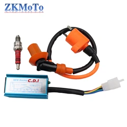 5/6 Pin Ignition Coil With Racing CDI Box for GY6 50cc, 70cc, 90cc, 110cc, 125cc, 150cc 139QMB, 152QMI 157QMJ