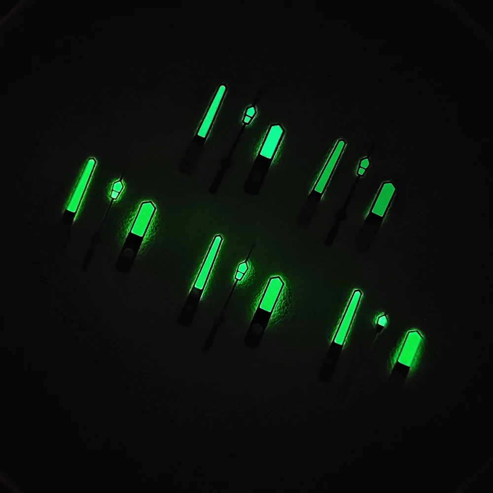 Watch Hands nh35 Hands Green Luminous Hands Watch Parts for nh35/nh34/nh36/nh38 Movement Watch Accessories