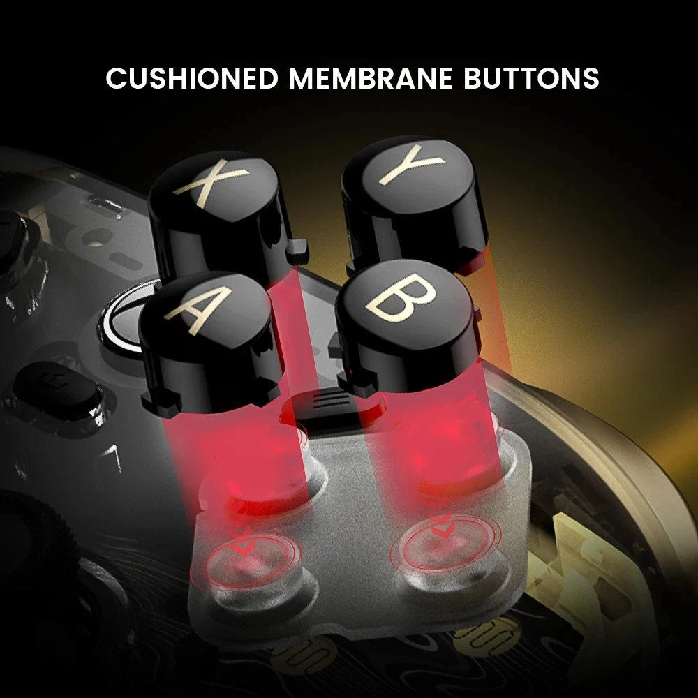 وحدة تحكم ألعاب GameSir Kaleid Flux Xbox Gamepad con كابل con efe Hall para Xbox Series S، Xbox Series X، Xbox One PC Stea