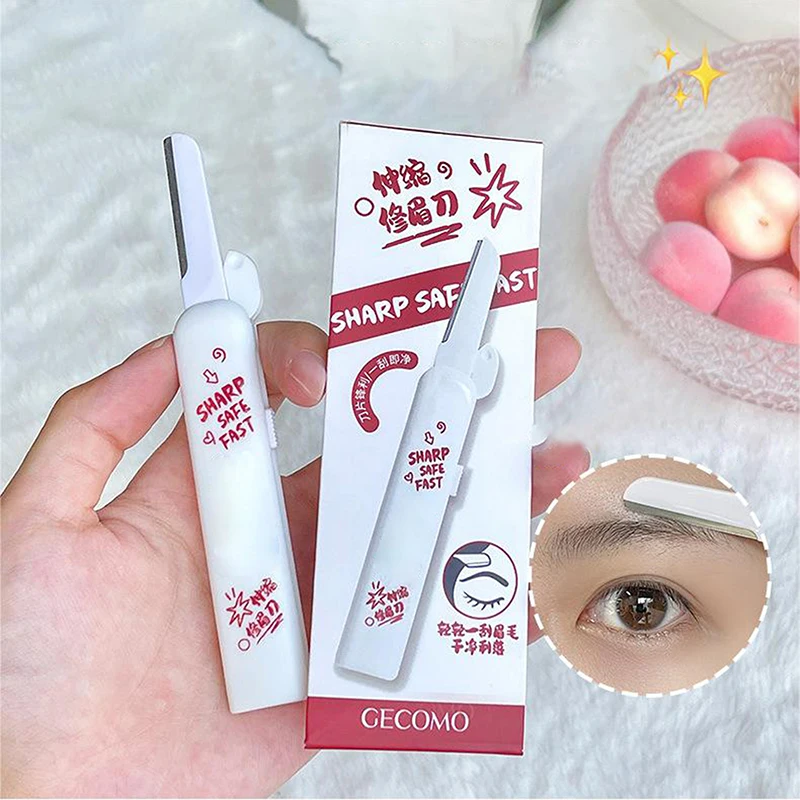 

1 Pcs Eyebrow Trimmer Makeup Tools Safe Eye Brow Razor Face Body Hair Removal Shaver Blades Women Eyebrows Shaping Knife