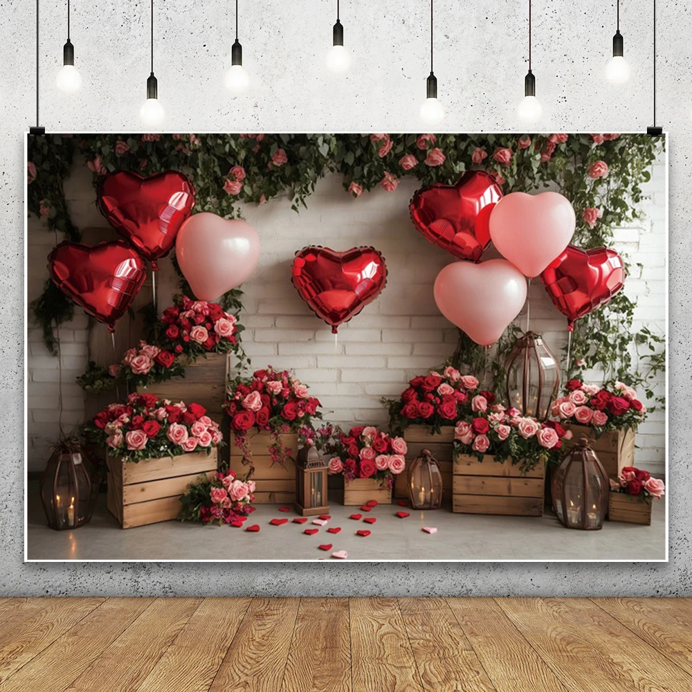 عيد الحب التصوير خلفية الحب القلب الزهور بالون 14 فبراير الزفاف دش حفل زفاف ديكور صور الخلفيات ﻿