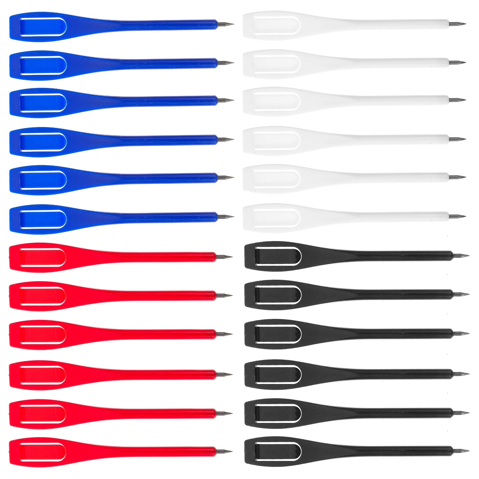 

40pcs Scoring Pencils Golf Writing Tools Plastic Pencils Material Non Sharpening Portable Golfs Drafting Smooth Handwriting