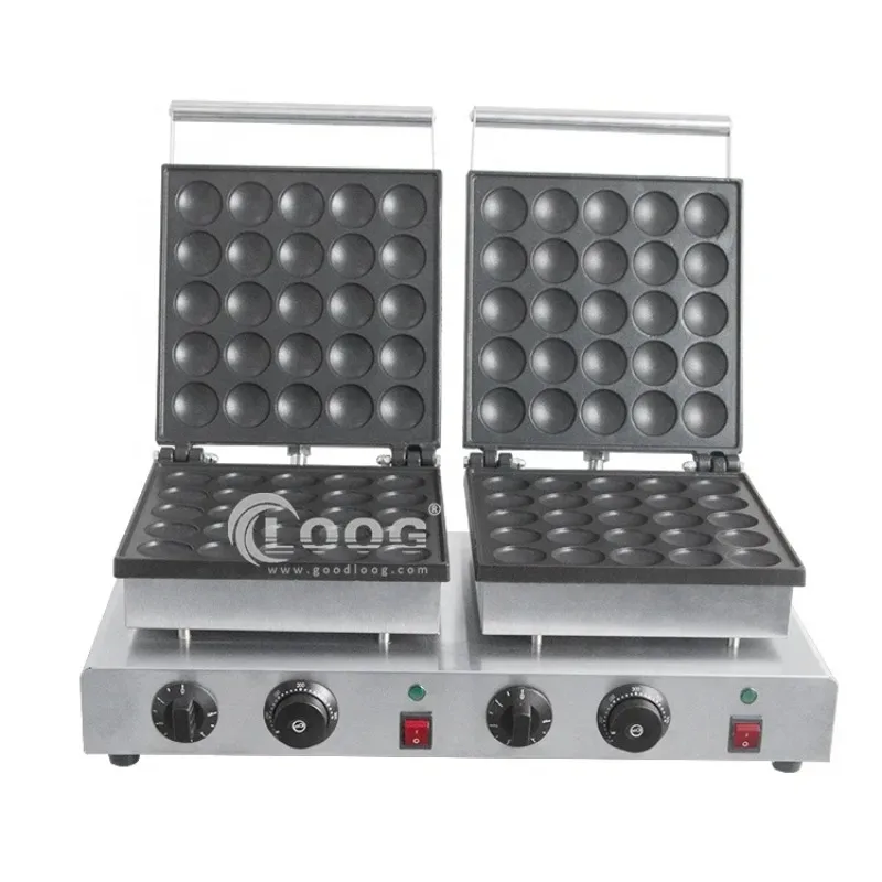 

Goodloog Snack Equipment Electric Mini Pancake Maker Commercial Stainless Steel Poffertjes Machine