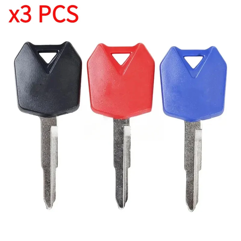 

for KAWASAKI Z750 Z800 Z900 Z1000 ER-6N ER6N ER6F ER6 N F VERSYS 650 KLR C A W New Blank Key Set of 3, Uncut Motorcycle Keys