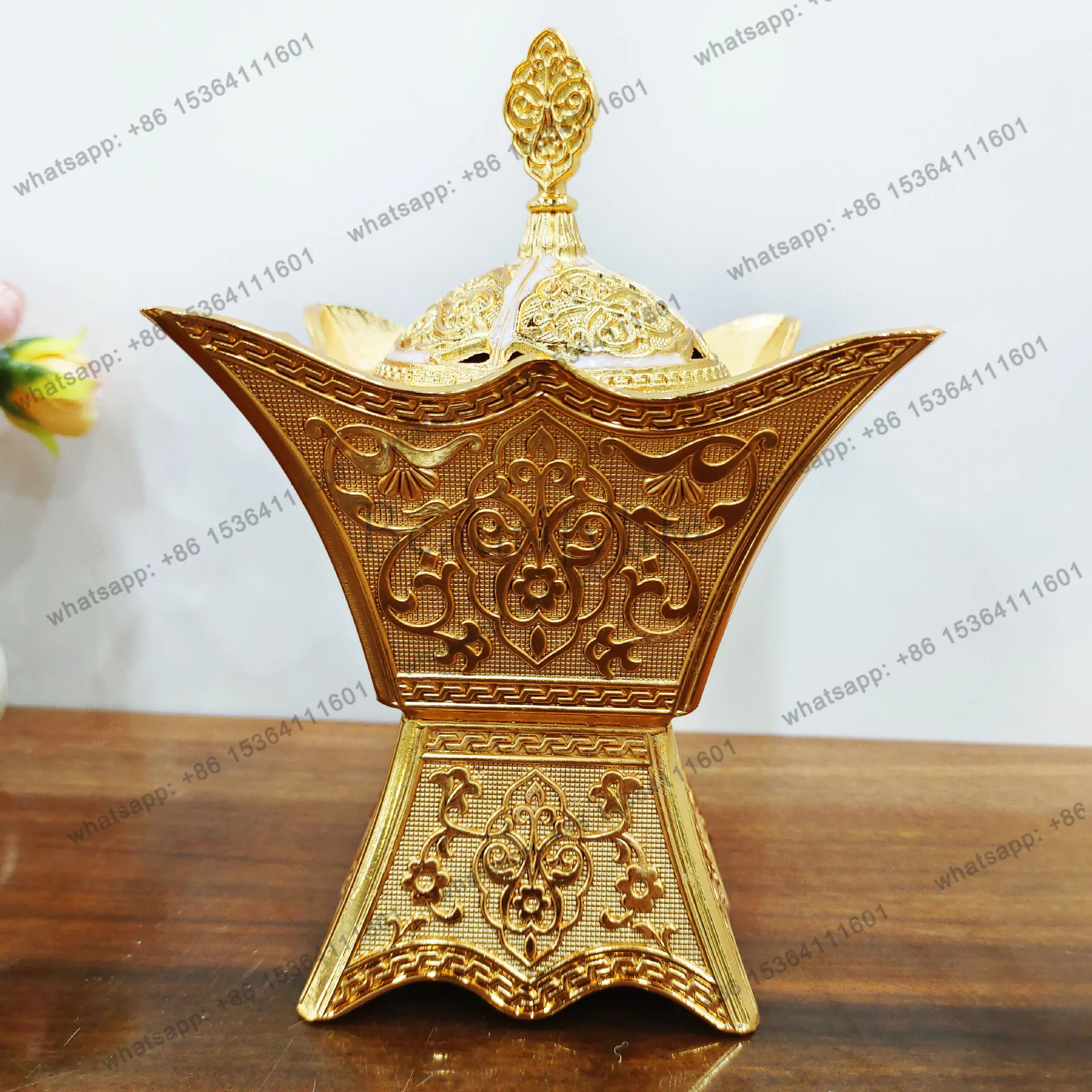 

Middle East retro incense burner resin interior home decoration advanced sense
