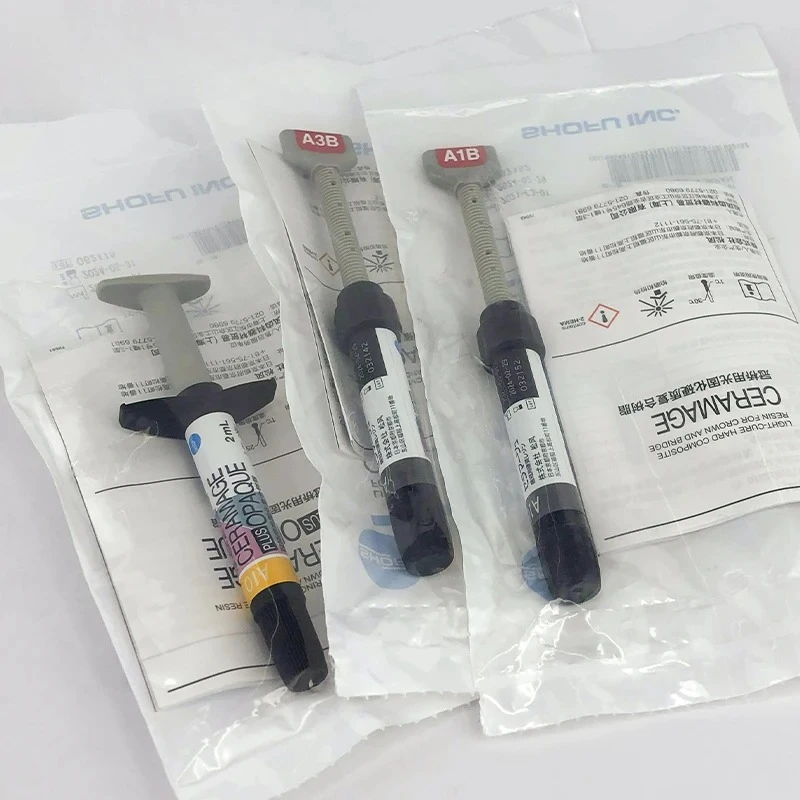 Authentic SHOFU CERAMAGE Polymer Ceramic OXY Barrier Crown and Bridge Photopolymerized Hard Composite Resin Dental Material