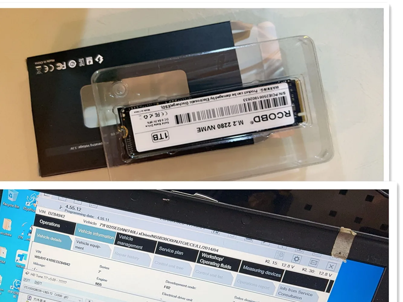 2026 For BMW ICOM Next Set Diagnostic & Programming Software D4.61 1TB Mini SSD NvME Protocol