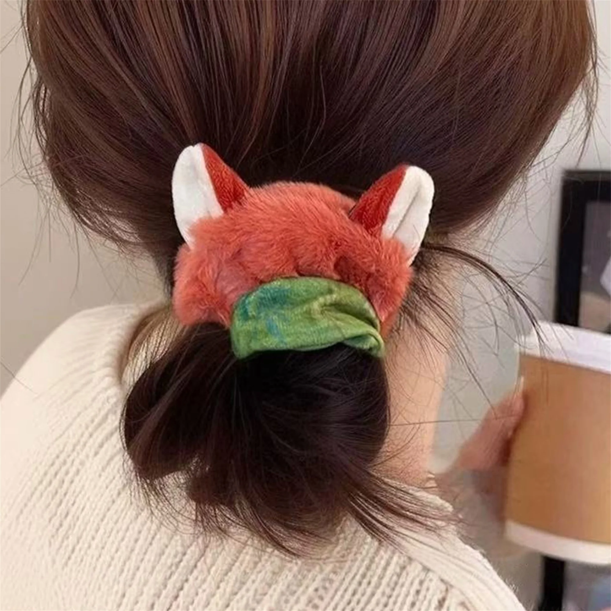 イースターバニー耳ヘッドバンド女の子女性用ぬいぐるみヘアタイバンドコスプレ衣装アクセサリーポニーテールホルダー