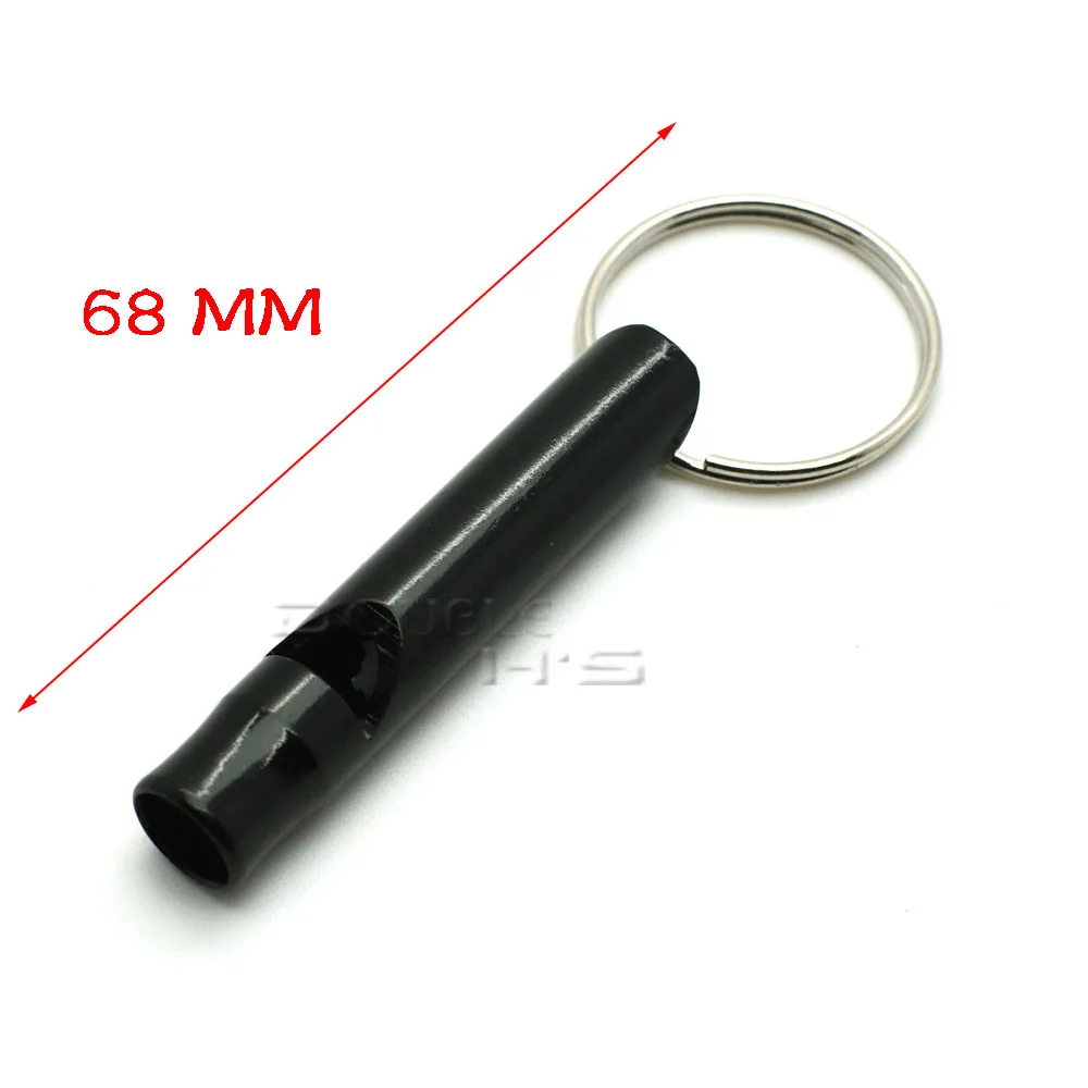 Aluminium Camping Survival Whistle Key Pendant Stylish Keychain Keyring