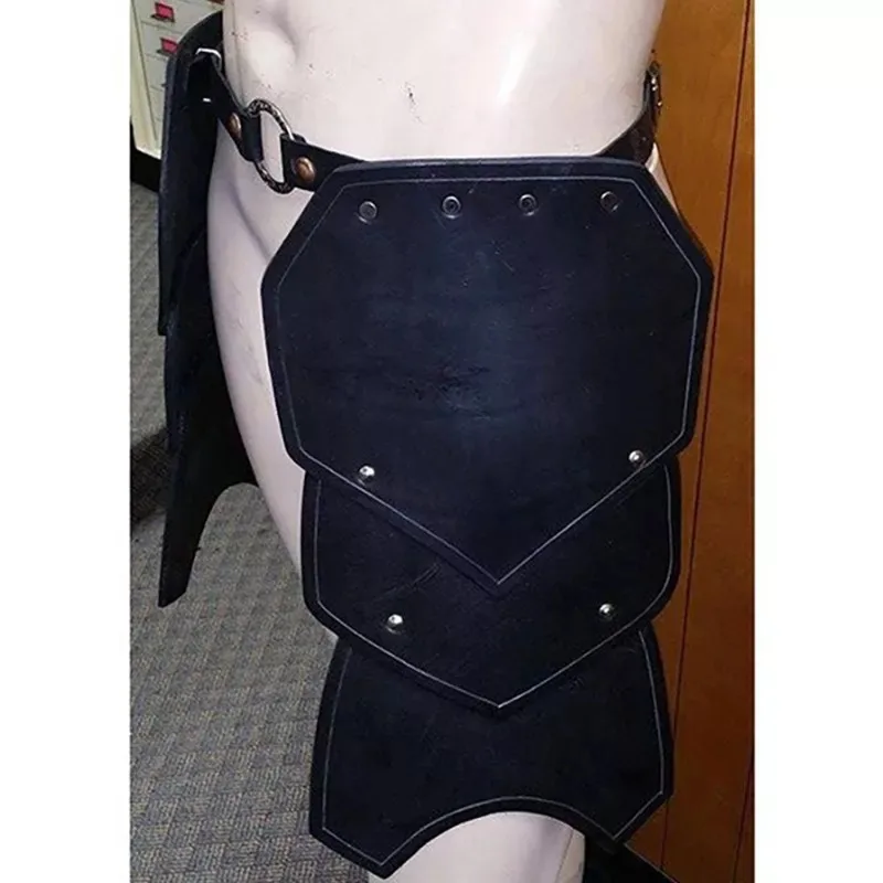 فايكنغ المحارب تأثيري الدعائم تنورة حزام القرون الوسطى وزي أداء كرنفال الهالوين جريف