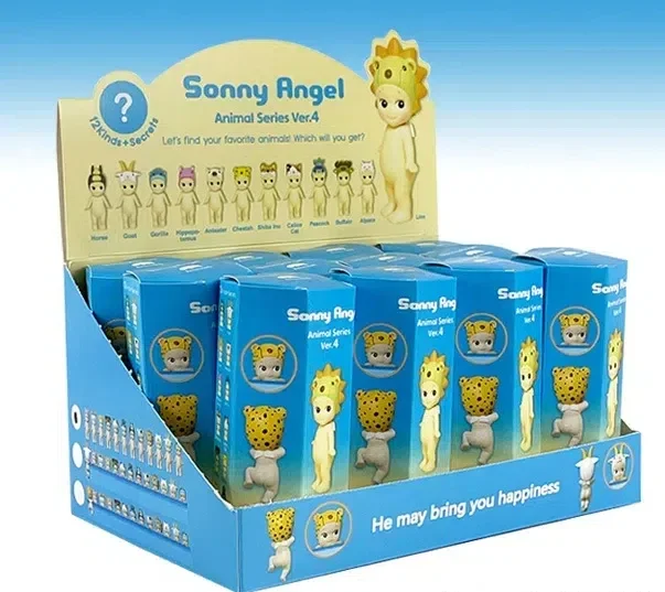 Sonny Angel Blind Box 20e verjaardag oogst serie dierenvoetlift figuren ornamenten poppen fans kinderen cadeau