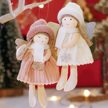 Year Gift Cute Christmas Angel Doll Xmas Tree Ornament Noel Deco Christmas Decoration for…