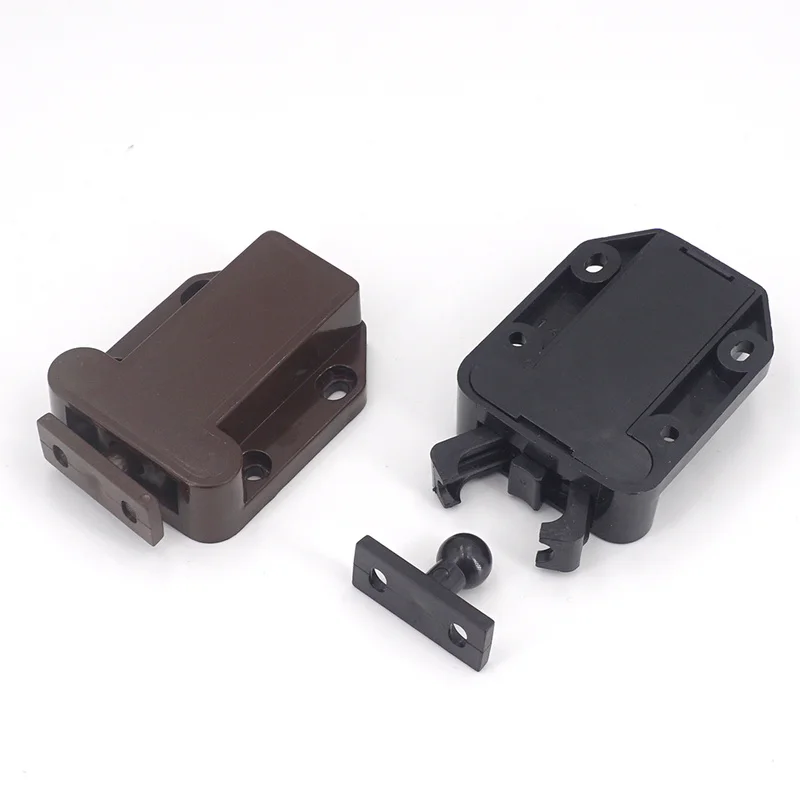 2/4/8 Sets Non-Magnetic Push To Open Cabinet Touch Latch Catch For Cupboard Wardrobe Furniture Accessories