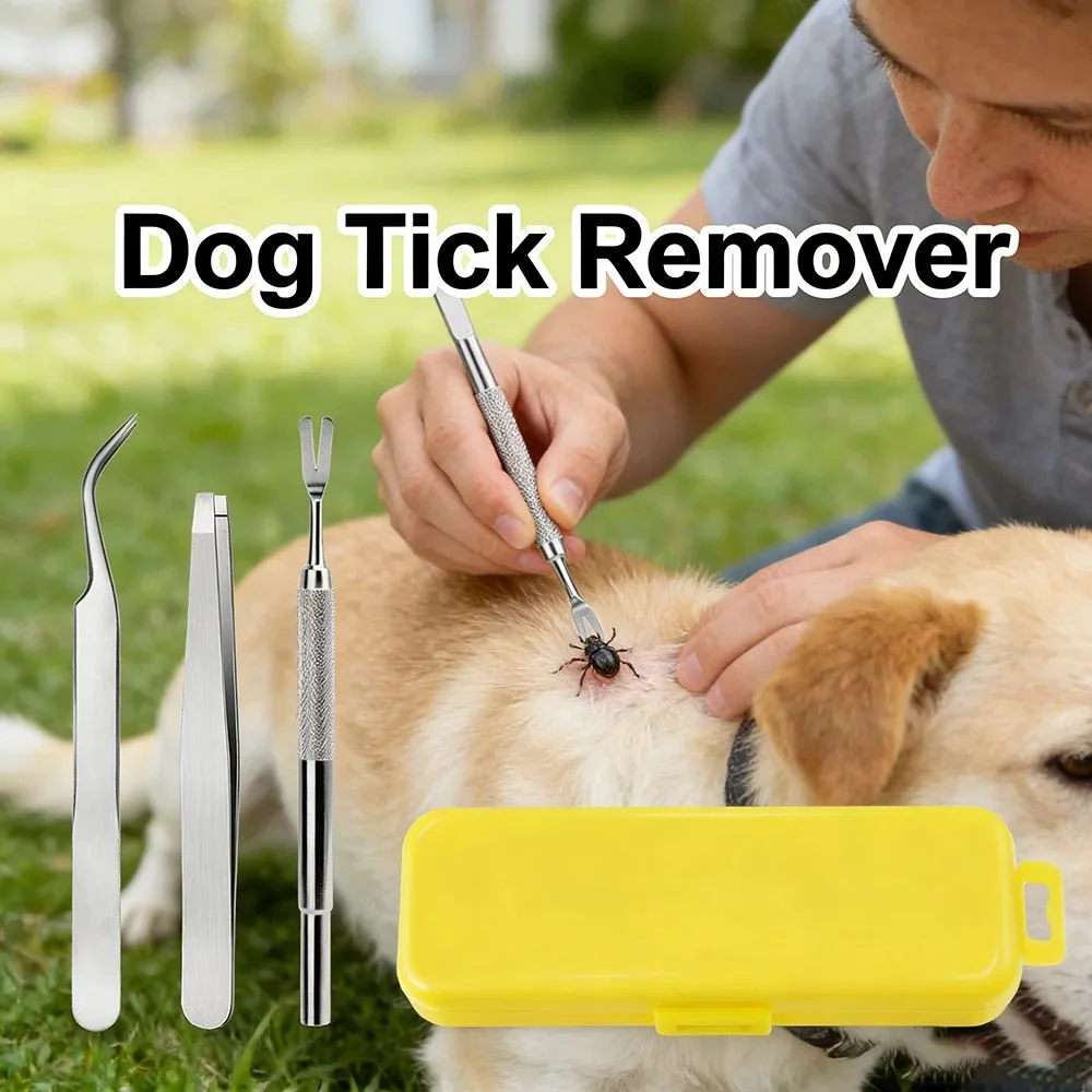 Tick Remover Tool Tweezers Professional Tick Removal Tweezers For Humans & Pets Flea And Tick Removal Tool