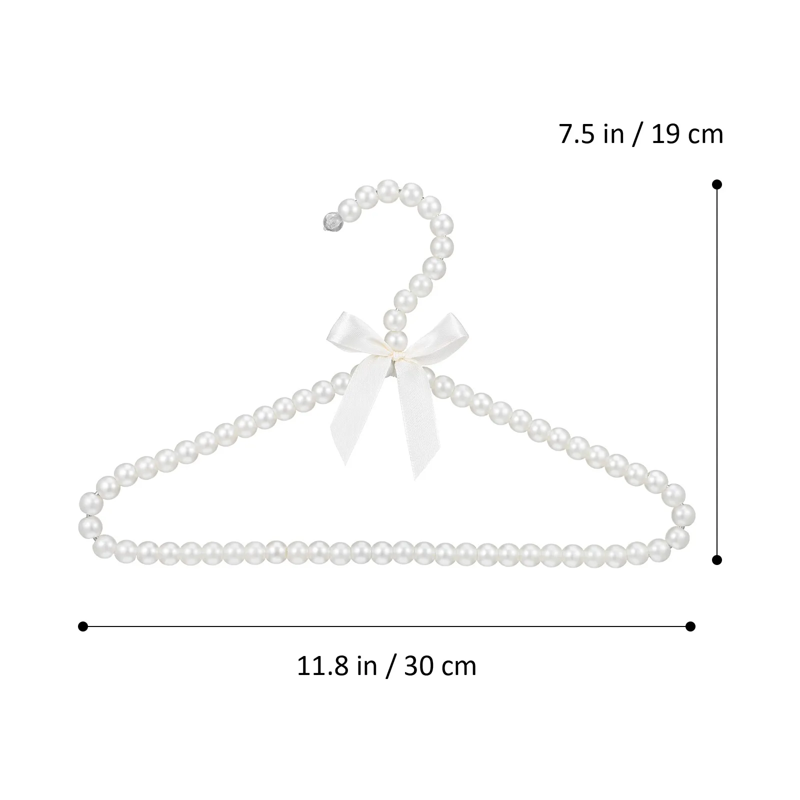 2Pcs Plastic Hangers Hangers Refined Charmant Touch Smooth Rounded Edges Gentle Hold Drying Wet Clothes Garment Hangers,
