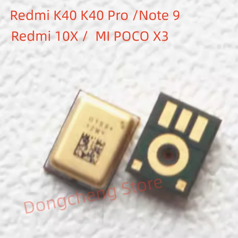 5PCS/Lot Original For Xiaomi Mi POCO X3 / Redmi K40 Pro / Note 9 / Redmi 10X Mic Speaker Mi NOTE 10 Inner Microphone Transmitter