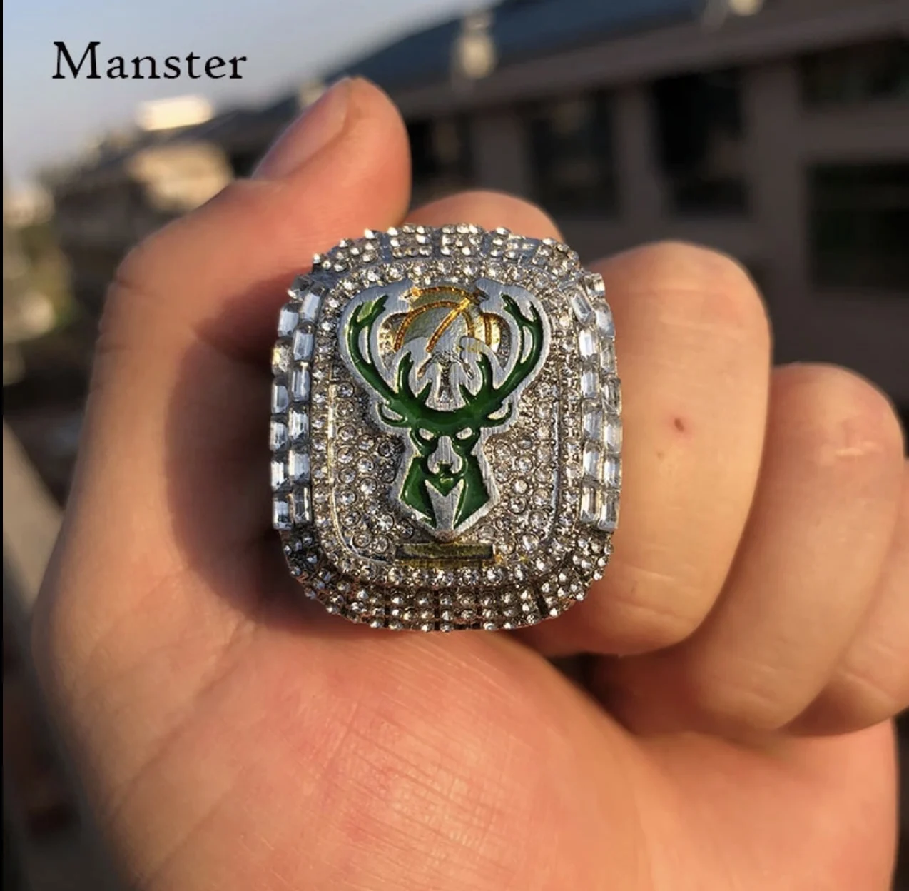 2021 MIL Bucks Championship Ring Giannis Antetokounmpo Limited Edition, Free Shipping Gift for Men Fan