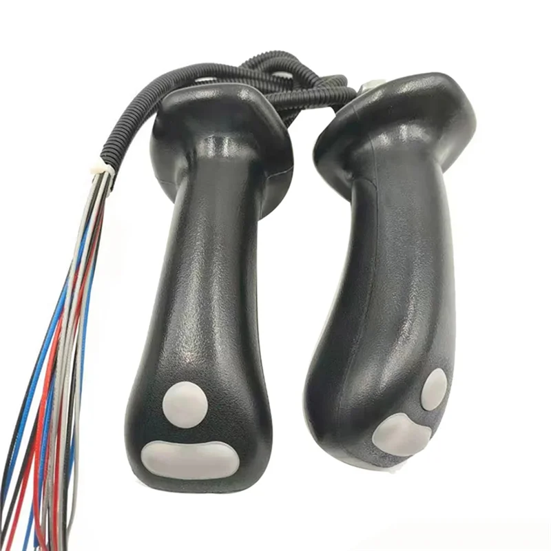 

For Daewoo Doosan-DH DX150 DX215 DX225 370-9C Compatible 1 Pair 3 Button Excavator Joystick Gears Handle Dust Cover Assembly