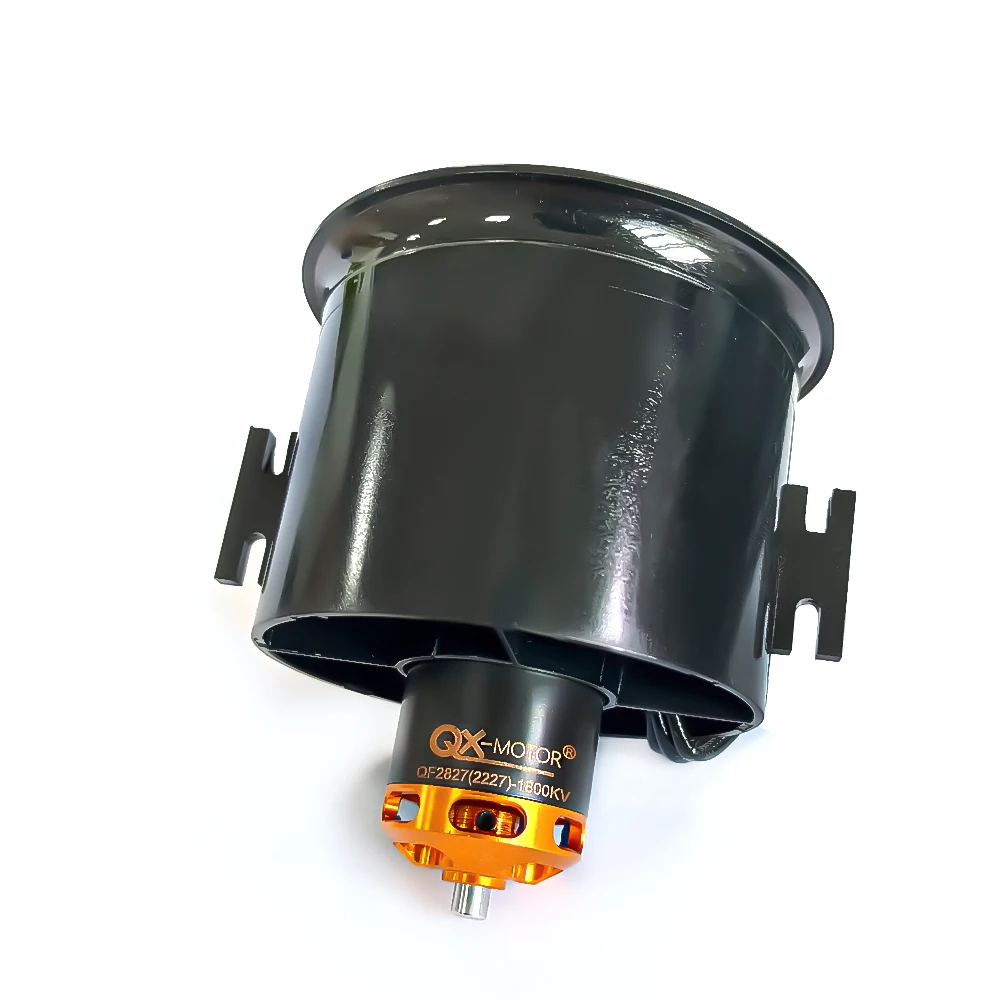 QX-MOTOR 70mm Electronic Ducted Fan 12 Blades EDF With QF2827 2600KV 1800KV Brushless Motor 3-6S For RC Jet Drone Model Parts