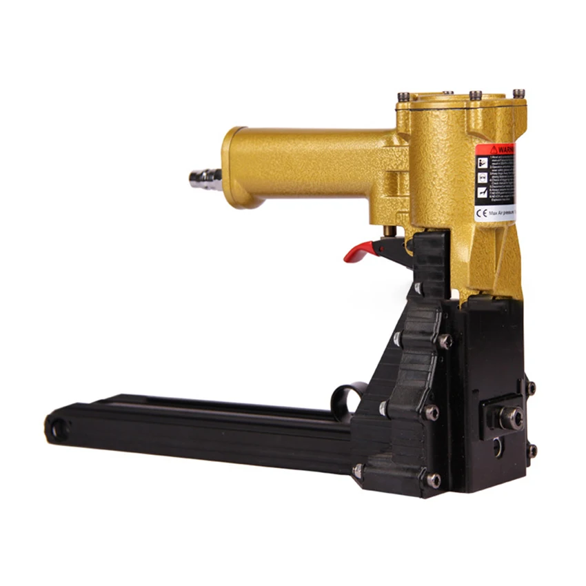 ADCS-19/22 Pneumatic Carton Closing Machine Carton Packing Stapler Carton Nail Gun Closer Box Sealing Machine 2.3mm