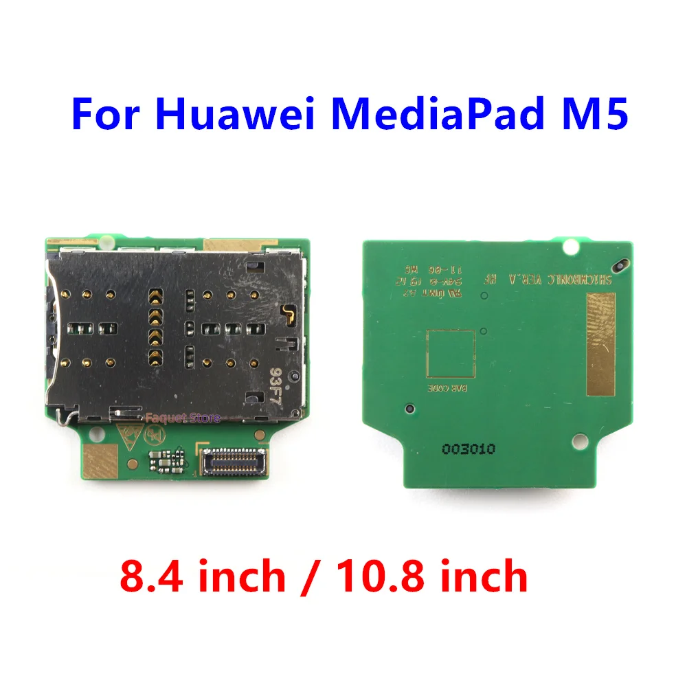 

Держатель для чтения SIM-карт, слот для лотка, гибкий кабель для Huawei MediaPad M5 8,4, 10,8 дюйма, запасные части