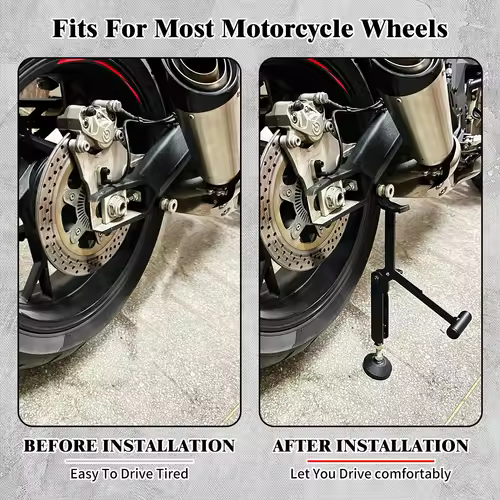 Motorcycle Labor Saving Wheel Stand Kickstand Universal Wheel Lifter Side Support Stand Swingarm Lift Frame For Harley For Honda - Image 2