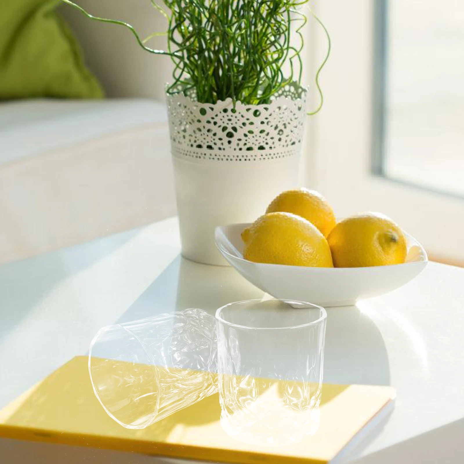 

4Pcs Delicate Engraved Whisky Glasses Premium Multi-Function Wine Cups Household Bar Accessories Desktop Wine Glass Set