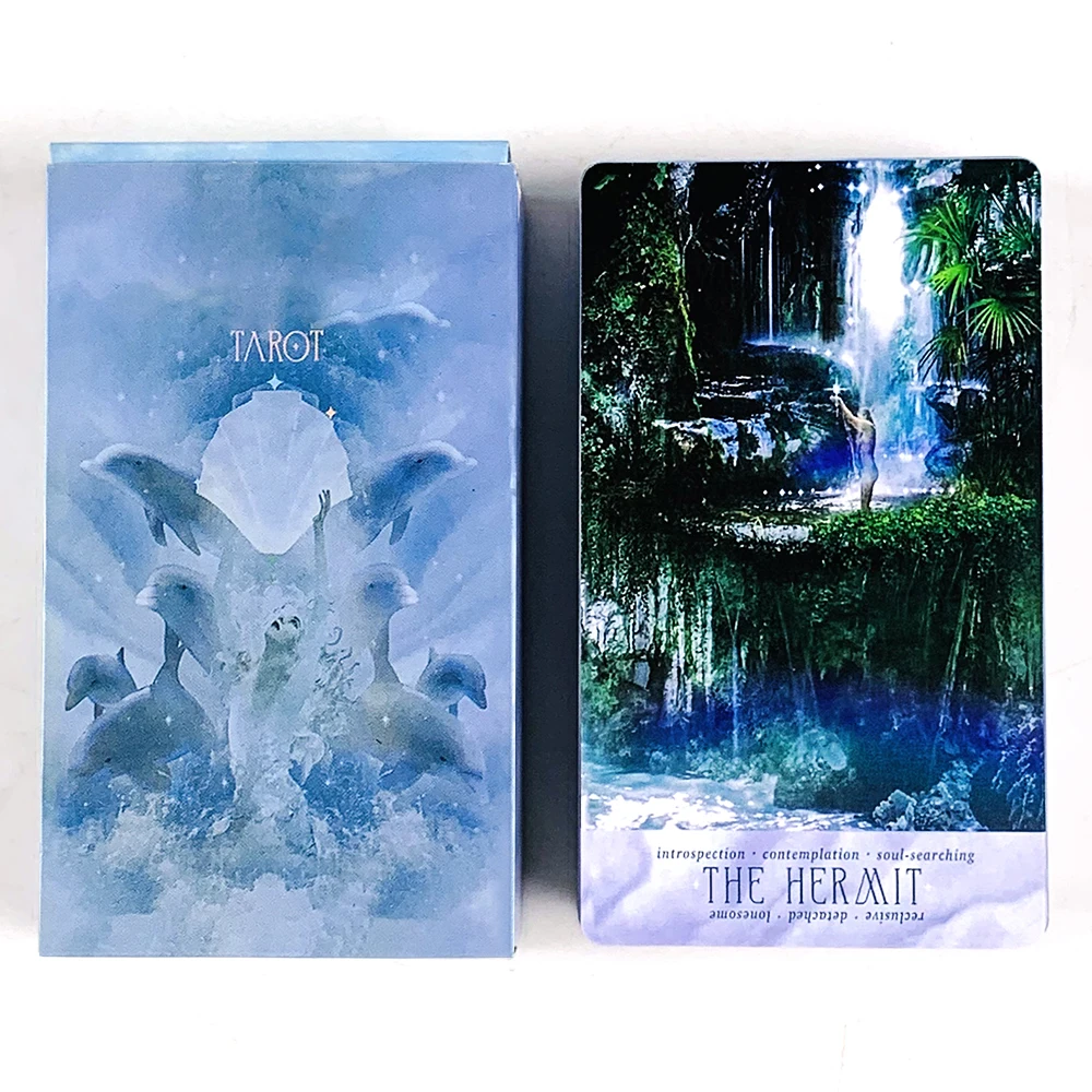 بطاقات التارو الجديدة 78 سطح السفينة الرائعة أوراكل الإنجليزية رؤى العرافة بوراد لعب الألعاب ، لعبة ببطاقات ورقية ترفيهية عائلية #1
