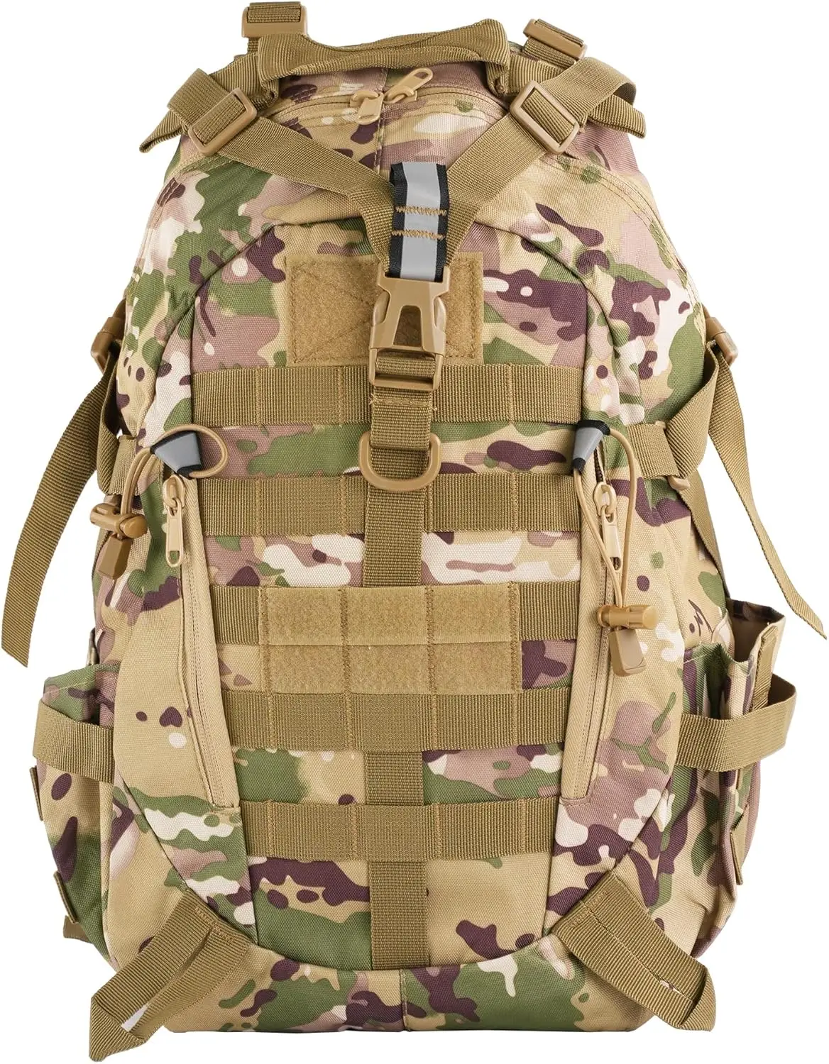 

Tactical Backpack for Men, 25L Military Bug Out Bag with Molle System, Camo Camping Hiking Hunting Daypack