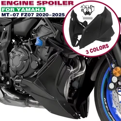 MT07 FZ07 Engine Spoiler Belly Pan Lower Fairing Mounting Bracket For Yamaha MT-07 FZ-07 2020-2025 2024 MT FZ 07 Frame Protector