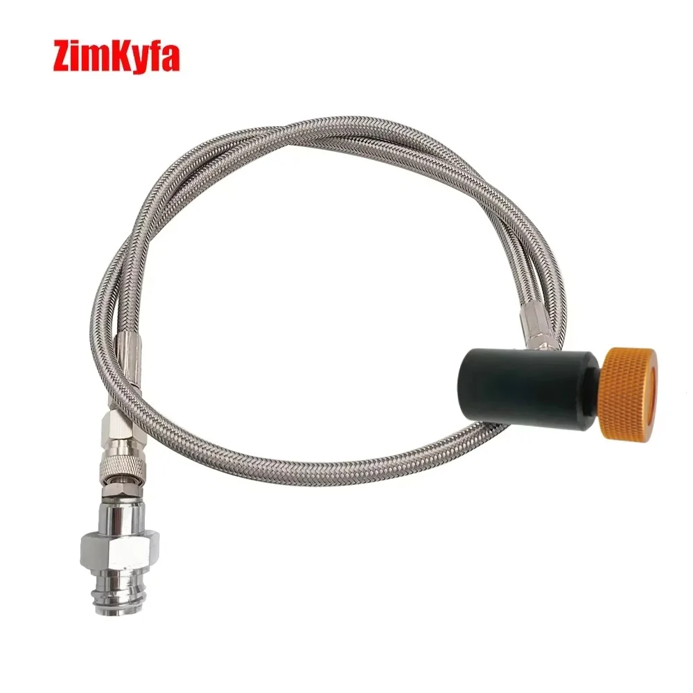 ท่ออะแดปเตอร์เชื่อมต่อเร็วใช้แก๊ส CO2เครื่องทำบ้านสีฟ้าเพื่อ Tr21-4เกลียวโซดาทรงกระบอก