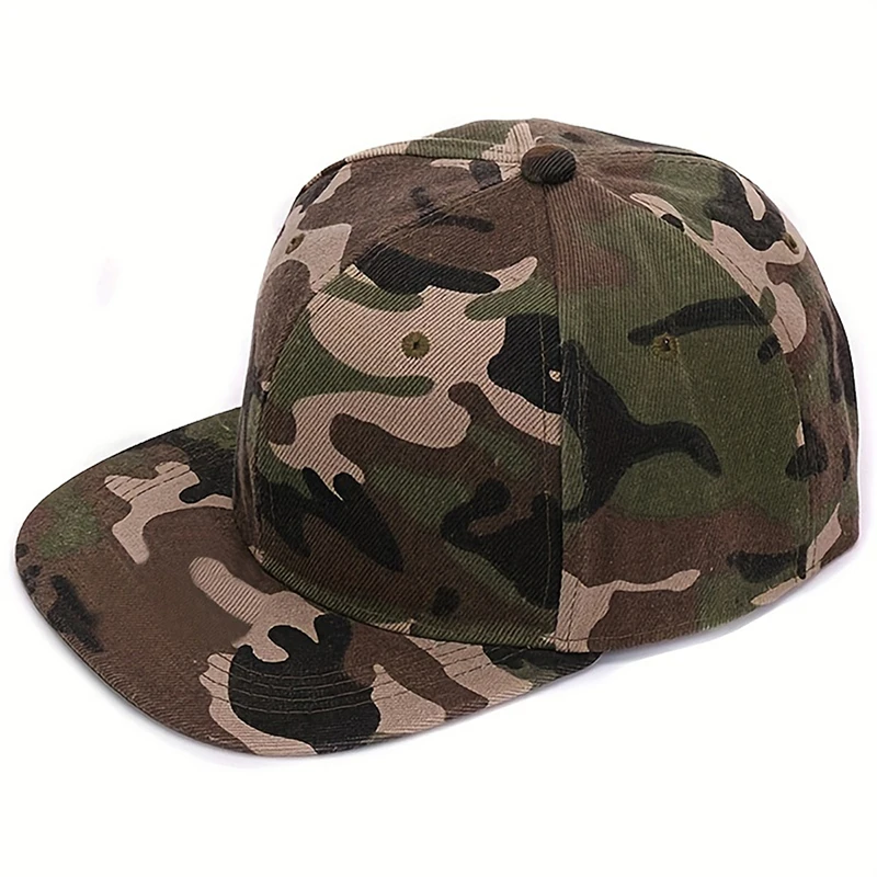 Unisex Light Plate Camouflage Hip-hop Hats Spring Autumn Outdoor Adjustable Casual Baseball Caps Sunscreen Hat