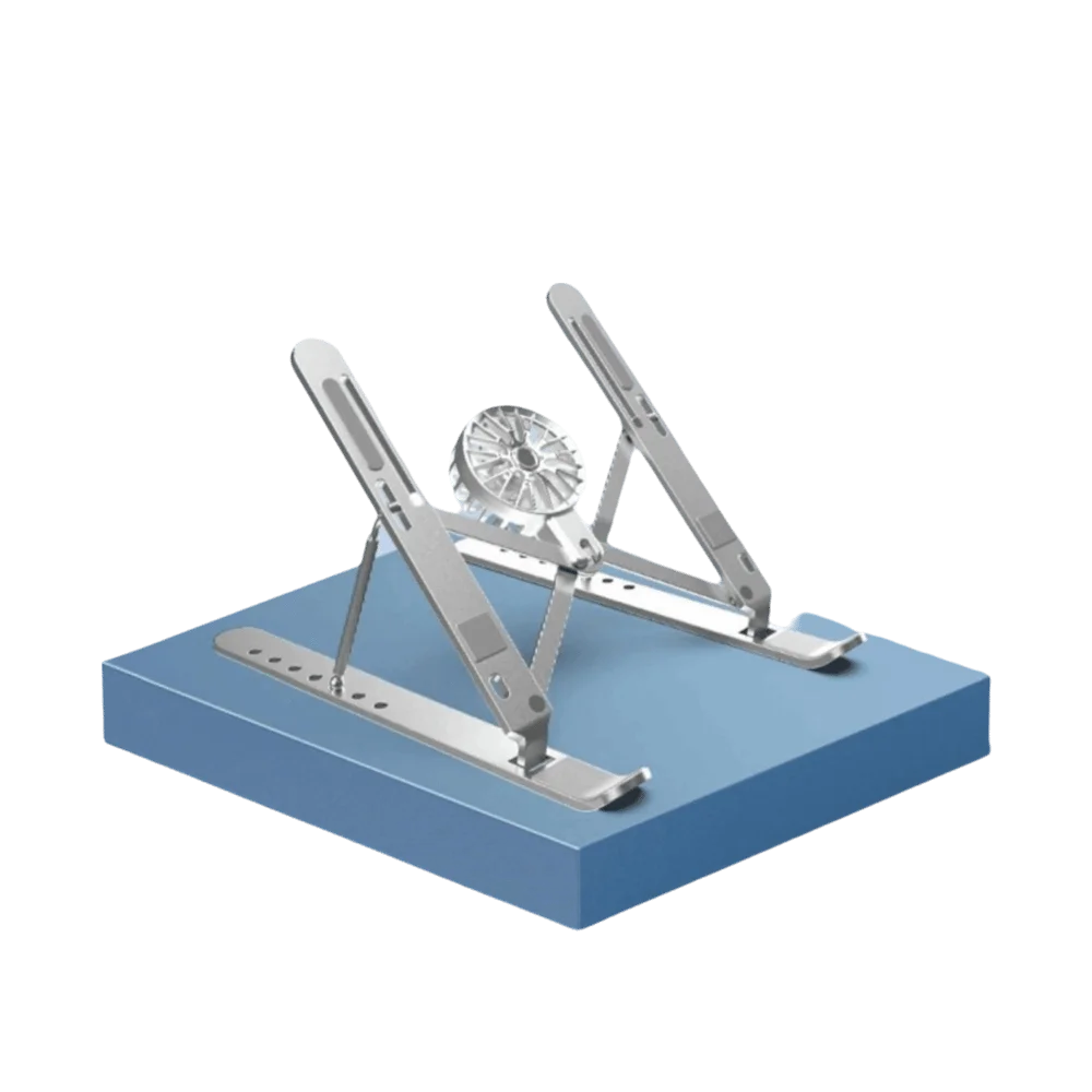 Foldable Laptop Cooler Stand With Fans Portable Stand Laptop Desktop Bracket USB Cooling Fan Stable Folding Laptop Stand