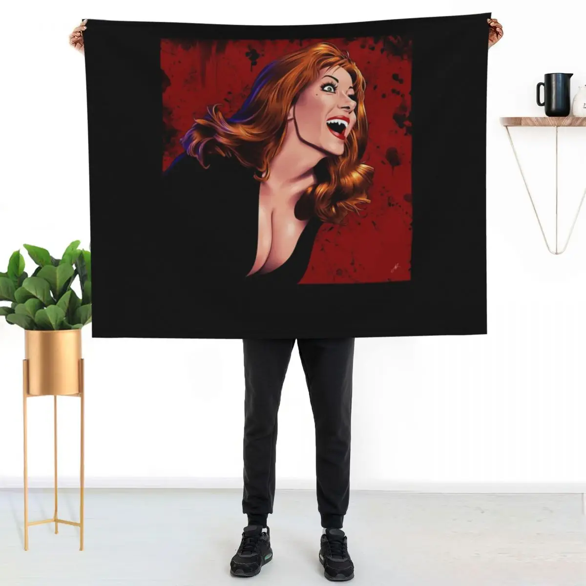 Countess Dracula Throw Blanket Vintage Sleeping Bag Sofa Quilt Weighted Sofa Throw Baby Blankets