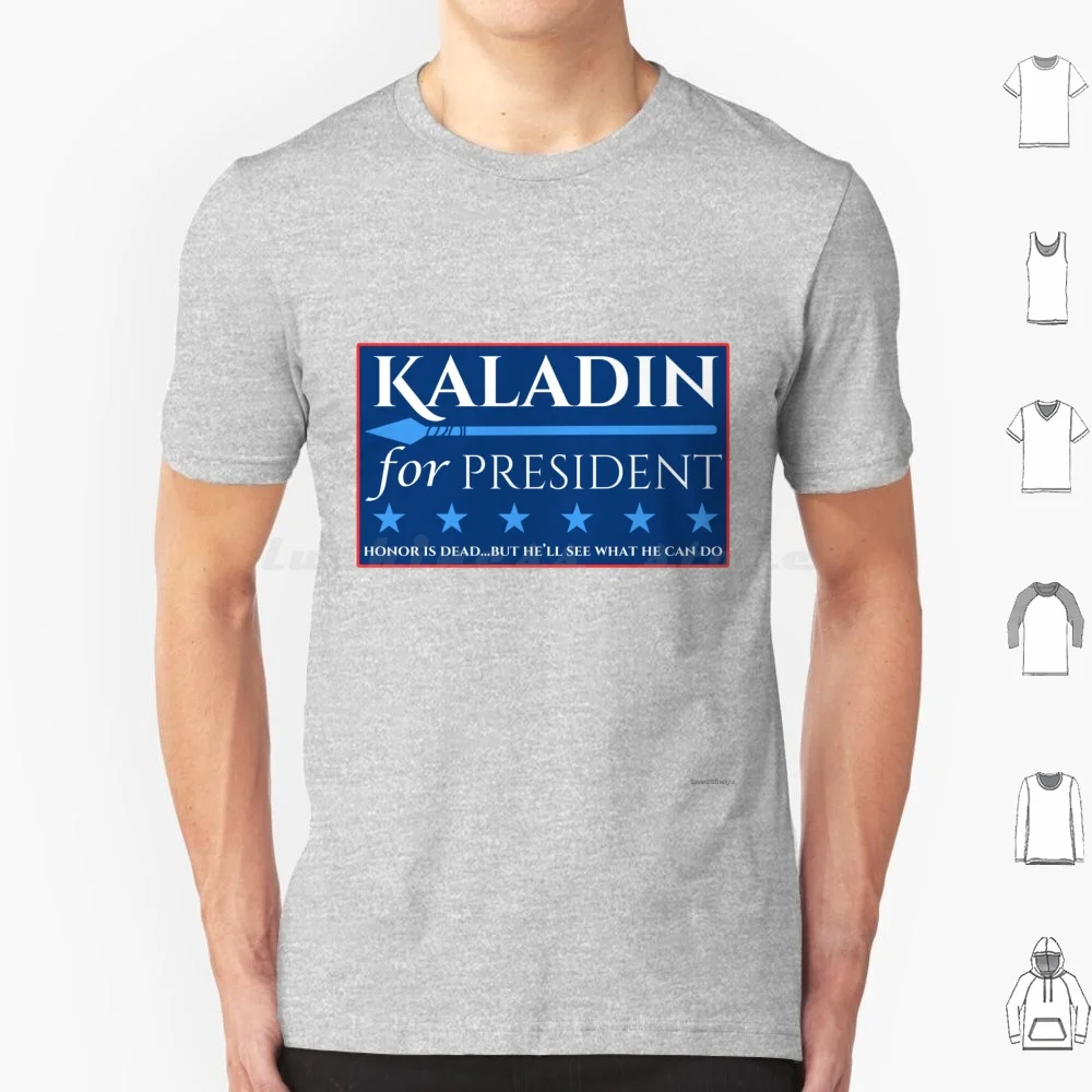 Stormlight Archive, Kaladin para Presidente, camiseta de Brandon Sanderson para hombres, mujeres y niños, 6xl, Stormlight Archive, Brandon