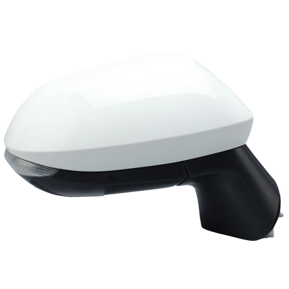 9 Pins Rearview Mirror Assembly，Toyota Corolla E21 E210 MK12 2019 2020-2024 White Euro Interface Blind Spot Car Accessories